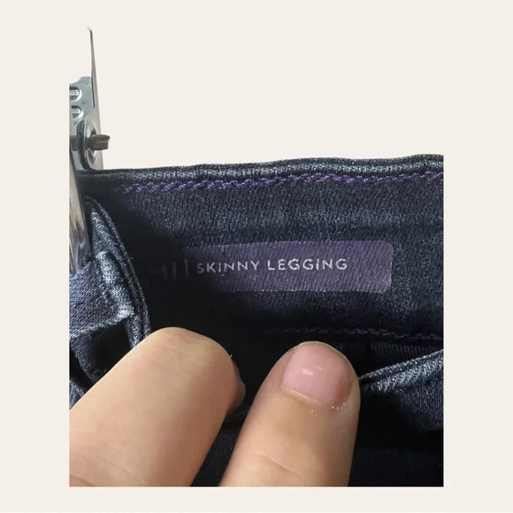 1578. NYDJ AMI SKINNY LEGGING JEANS SIZE 20W DARK‎ WASH IN COLOR - Picture 6 of 10
